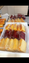 Load image into Gallery viewer, Tea Cake Slice Boxes | Fresh Cake Slices | Red Velvet, Coconut &amp; Vanilla