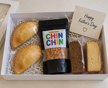 Load image into Gallery viewer, Father’s Day Mixed Treat Box | Cake, Meat Pies &amp; Chinchin