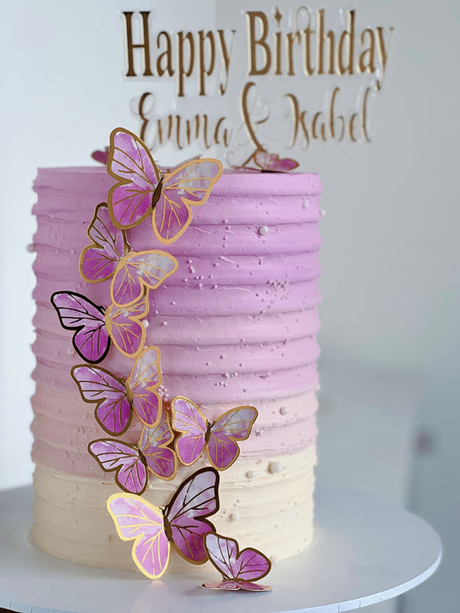 ButterFly Themed Cake (Purple Dreams)