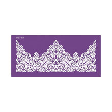 Load image into Gallery viewer, Mesh Cake Stencil : Lace Filigree Crown