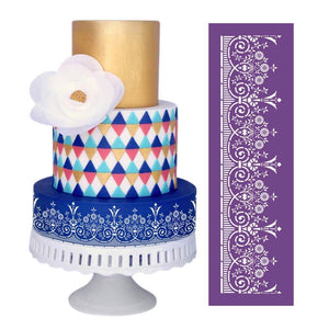 Mesh Cake Stencil: Wedding