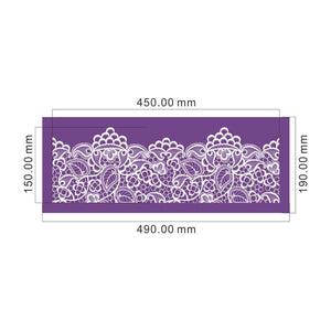 Mesh Cake Stencil: Lace