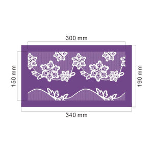 Mesh Cake Stencil: Lace Flower