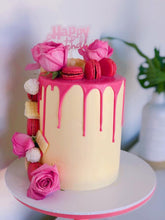 Load image into Gallery viewer, Chocolate Drip Buttercream Birthday Cake