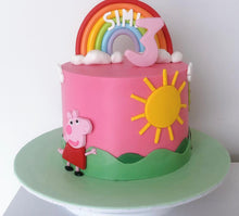 Load image into Gallery viewer, Peppa Pig Inspired Cake