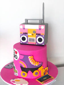 90's Themed Cake