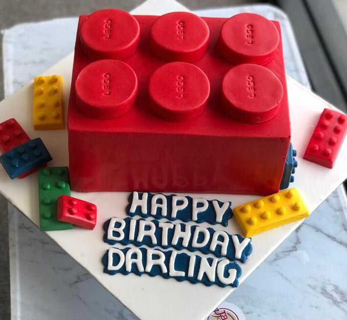 LEGO Inspired Cake