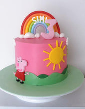 Load image into Gallery viewer, Peppa Pig Inspired Cake