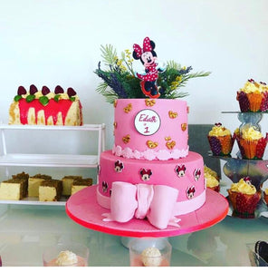 Two Tier Minnie Mouse Cake