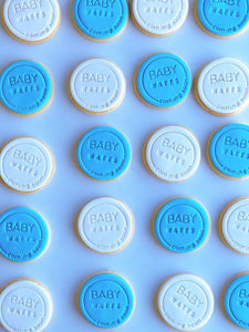 Baby Shower Cookies - Round