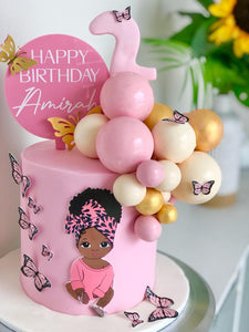 Afro Baby Cake