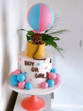 Load image into Gallery viewer, Gender Reveal Cake (Hot Air Balloon)