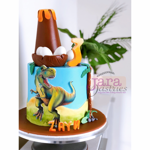Dinosaur Cake (Jurassic Park Edition)
