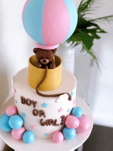 Load image into Gallery viewer, Gender Reveal Cake (Hot Air Balloon)
