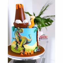Load image into Gallery viewer, Dinosaur Cake (Jurassic Park Edition)