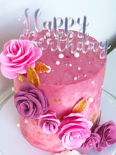 Load image into Gallery viewer, Flower Buttercream Cake